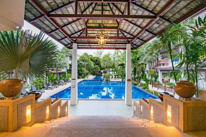 Hotel Koh Tao - piscina. viajathäi - viajes para grupos a Tailandia, viajes fin de carrera a Tailandia